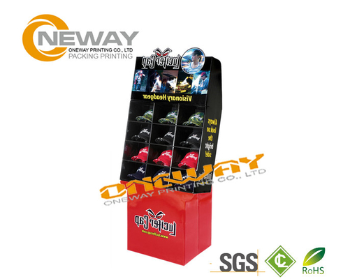 New Product 4 Tier Floor Cardboard Display Stands / Retail Display Racks