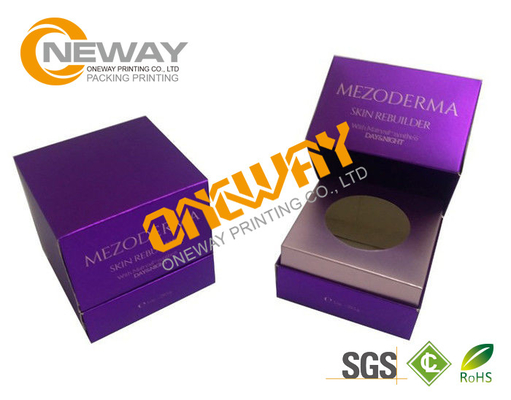 Square Perfume Bottles Eco Friendly Cosmetic Packaging Box Fancy Paper