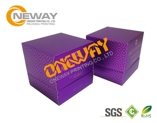 Square Perfume Bottles Eco Friendly Cosmetic Packaging Box Fancy Paper
