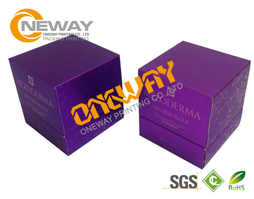 Square Perfume Bottles Eco Friendly Cosmetic Packaging Box Fancy Paper