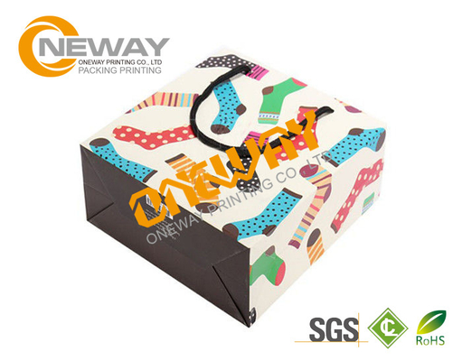 Custom Printing Gift Packaging Luxury Shopping Pack With Handle Wholesale Fancy Paper Bag