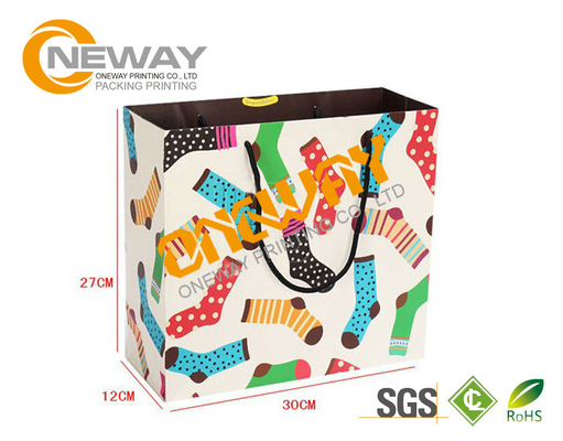 Custom Printing Gift Packaging Luxury Shopping Pack With Handle Wholesale Fancy Paper Bag