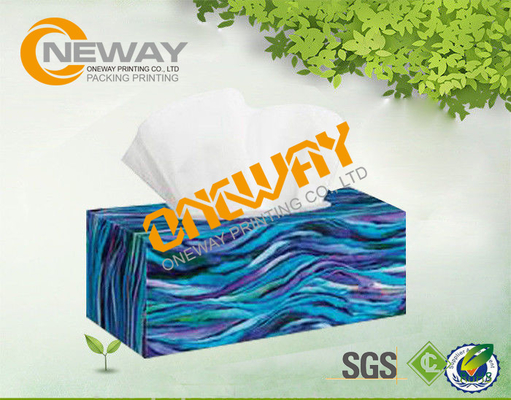 Product Packaging Boxes / Convenient Rectangle Tissue Paper Custom Folding Boxes