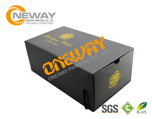 Customized Paper Cardboard Shoe Boxes with Handle Full Color Printing