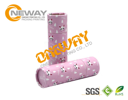 Cardboard Cylinder Custom Printed Gift Boxes With Clear Window