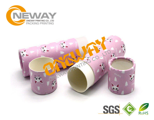 Cardboard Cylinder Custom Printed Gift Boxes With Clear Window