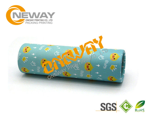 Cardboard Cylinder Custom Printed Gift Boxes With Clear Window