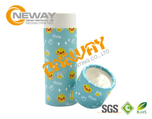 Cardboard Cylinder Custom Printed Gift Boxes With Clear Window