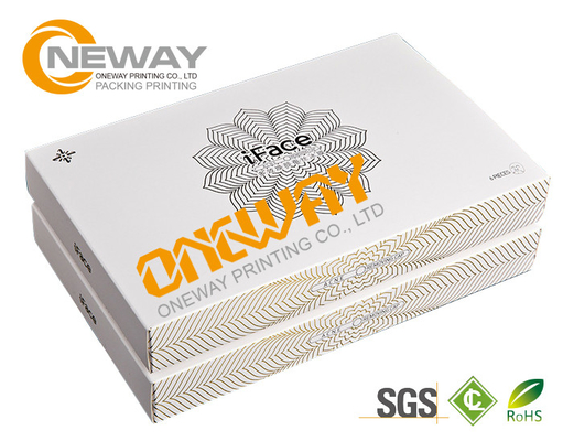 Sliding Rigid Cardboard Custom Printed Gift Boxes With Foam Insert