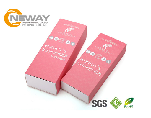 Decorative Folding Paper Packaging Boxes with Gold Logo for Clothes