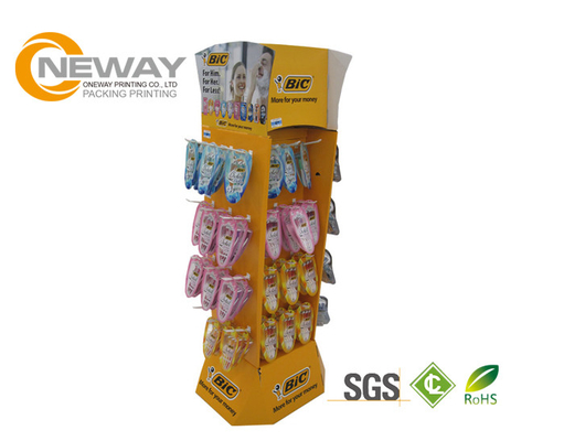 Multi Layer Retail Point Of Purchase Displays Pop Display Stand With Adjustable Height