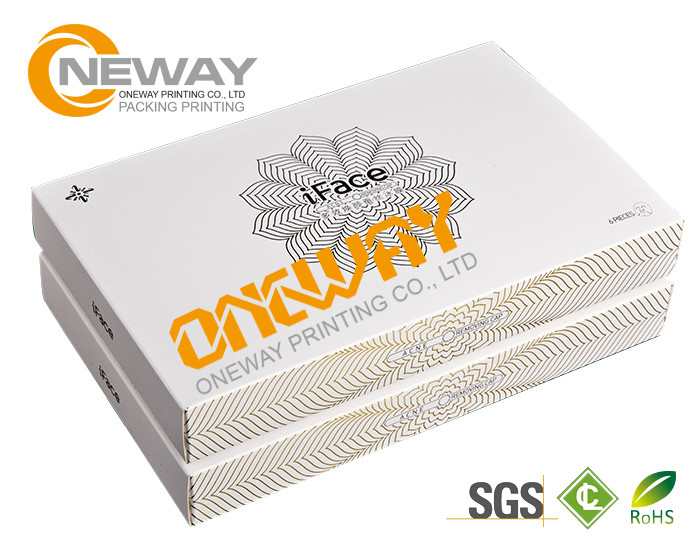 Sliding Rigid Cardboard Custom Printed Gift Boxes With Foam Insert